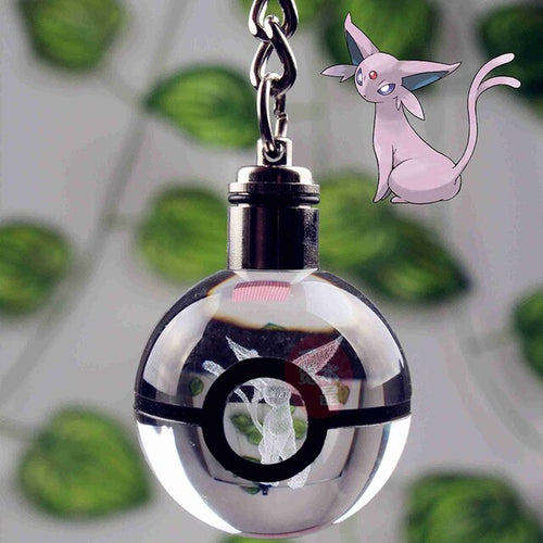 Load image into Gallery viewer, Anime LED Crystal Keychain
