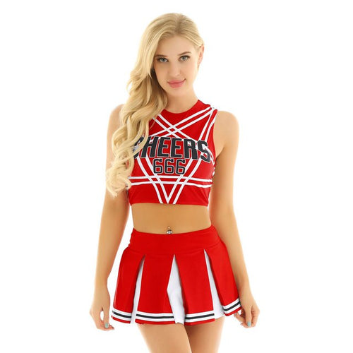 Load image into Gallery viewer, Cheerleader Costume Set
