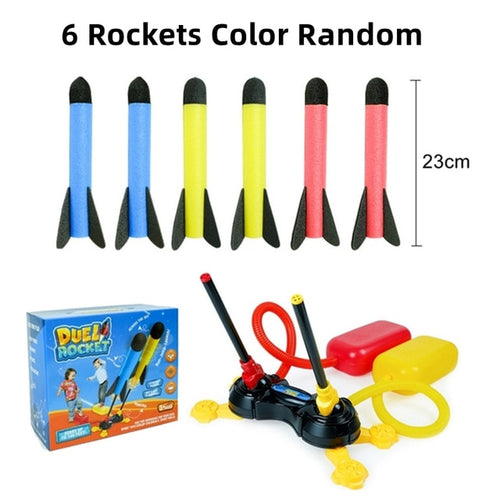 Load image into Gallery viewer, Children Outdoor Air Rocket Foot Launcher
