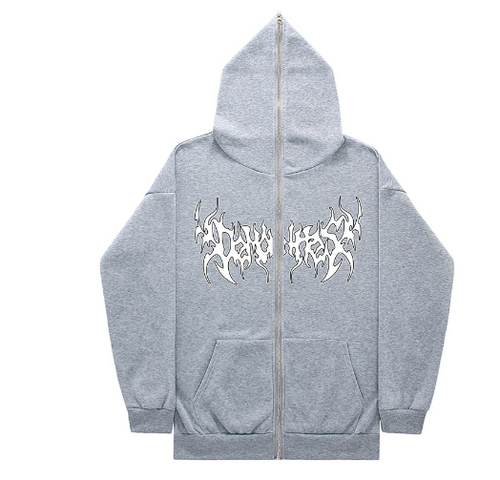 Load image into Gallery viewer, Cross Letter Printing Hooded Sweater
