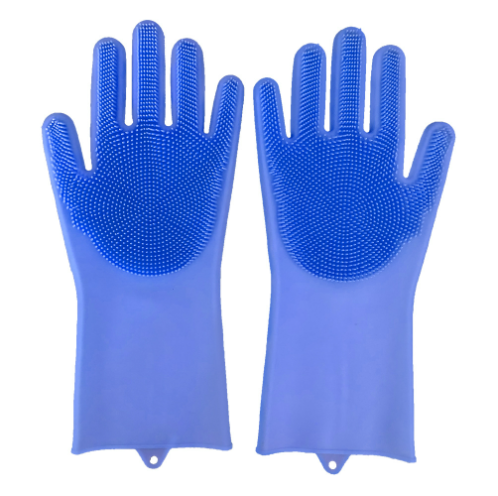 Load image into Gallery viewer, 1 Pair Silicone Dishwashing Scrubber
