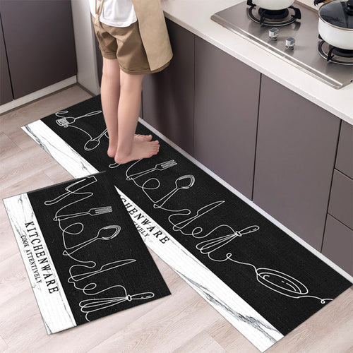 Load image into Gallery viewer, Tableware Pattern Floor Mat
