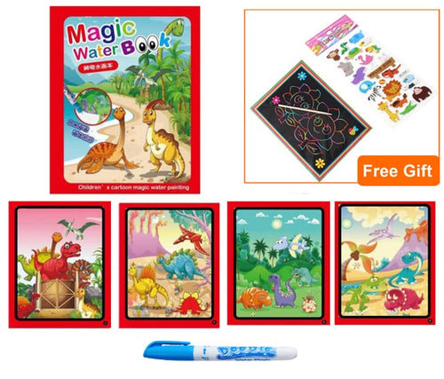 Load image into Gallery viewer, Magic Water Drawing Coloring  Book
