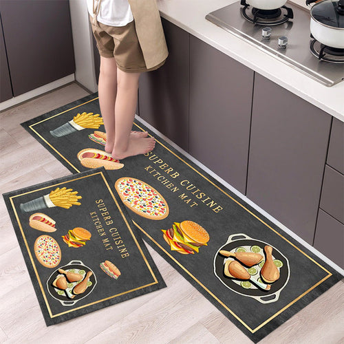 Load image into Gallery viewer, Tableware Pattern Floor Mat
