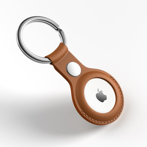 Load image into Gallery viewer, Leather Key Ring Tracker
