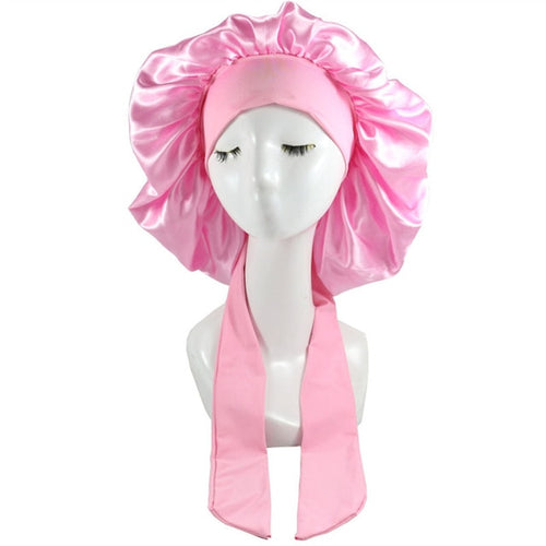 Load image into Gallery viewer, Women Satin Sleeping / Shower Cap
