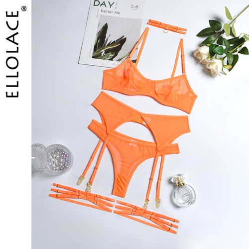 Load image into Gallery viewer, 4 Pieces Sexy Erotic Lingerie
