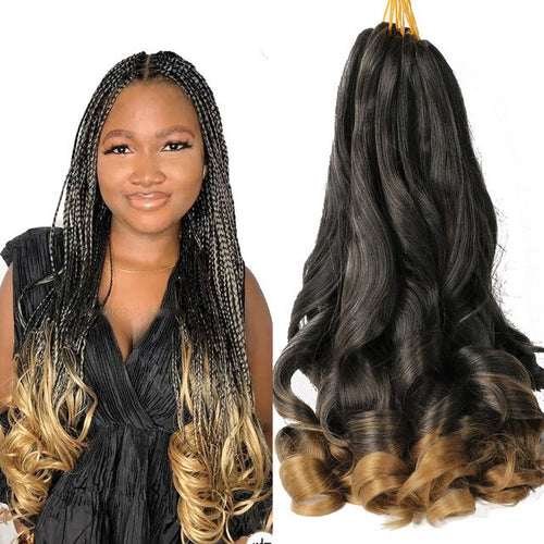 Load image into Gallery viewer, French Curl Braiding Synthetic Hair
