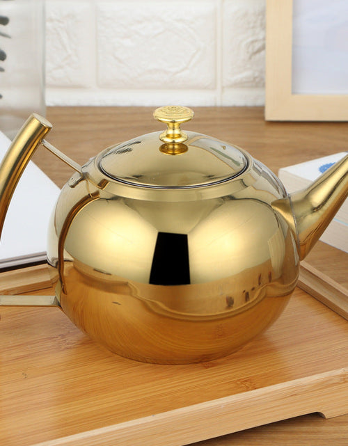 Load image into Gallery viewer, Stainless Steel Side Teapot
