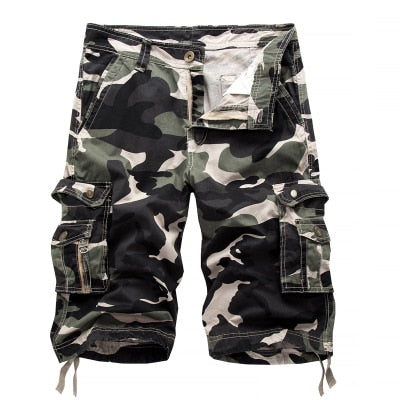 Load image into Gallery viewer, Cargo Shorts Men Military
