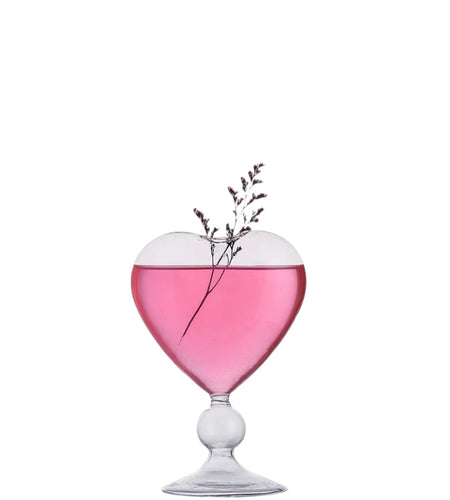 Heart Cocktail Glass