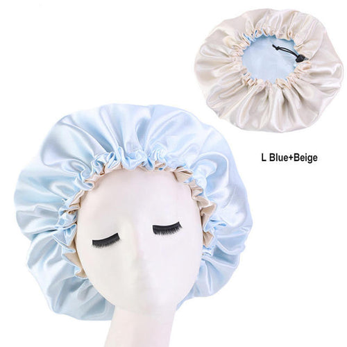 Load image into Gallery viewer, Women Satin Sleeping / Shower Cap
