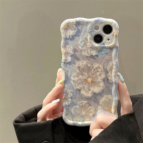 Load image into Gallery viewer, Blu-ray Flowers Shockproof Cases
