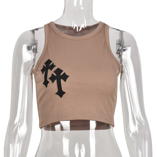 Load image into Gallery viewer, Sleeveless O-Neck Basic Slim Vest Tee
