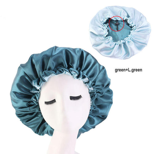 Load image into Gallery viewer, Women Satin Sleeping / Shower Cap
