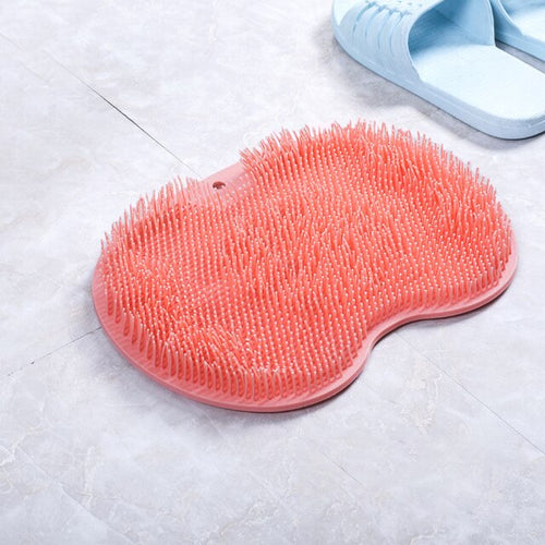 Load image into Gallery viewer, Bath Mat Back Massage Silicone Brush
