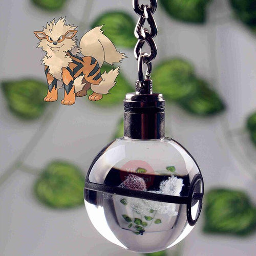 Load image into Gallery viewer, Anime LED Crystal Keychain
