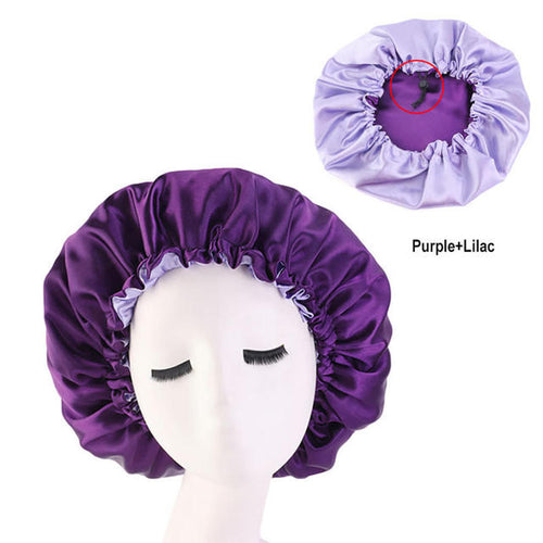 Load image into Gallery viewer, Women Satin Sleeping / Shower Cap
