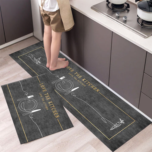 Load image into Gallery viewer, Tableware Pattern Floor Mat
