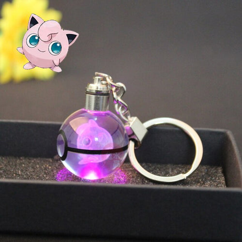 Load image into Gallery viewer, Anime LED Crystal Keychain
