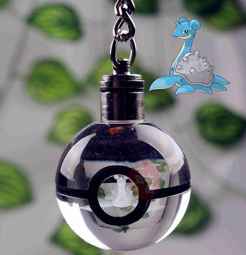 Load image into Gallery viewer, Anime LED Crystal Keychain
