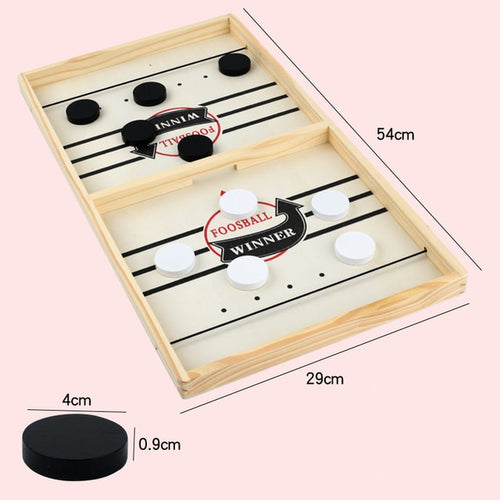 Load image into Gallery viewer, Table Hockey Fast Sling Puck Board Game
