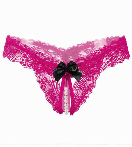 Pearl Crotchless Panties