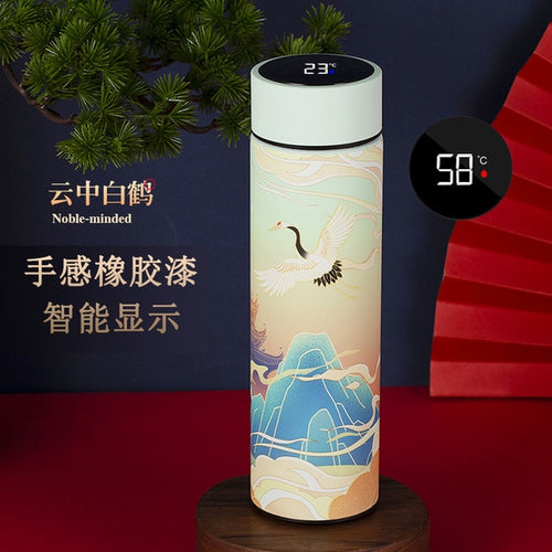 Load image into Gallery viewer, Temperature Display Thermos Bottle
