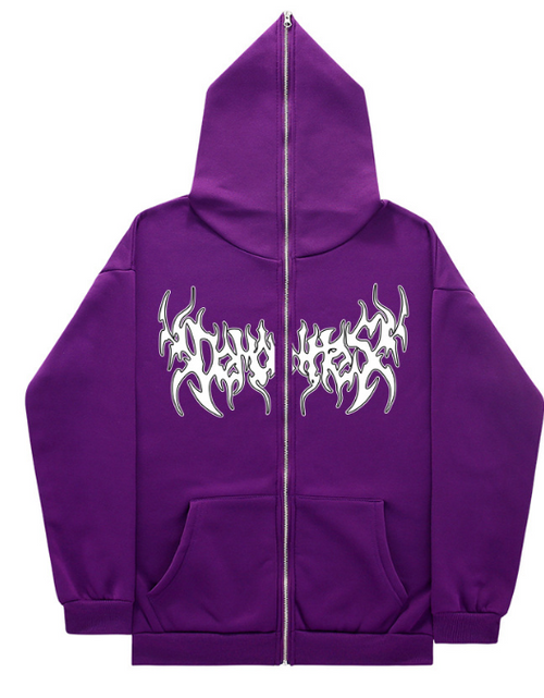 Load image into Gallery viewer, Cross Letter Printing Hooded Sweater
