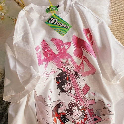 Load image into Gallery viewer, Japan JK Girl Anime Graphic T Shirts
