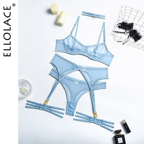 Load image into Gallery viewer, 4 Pieces Sexy Erotic Lingerie
