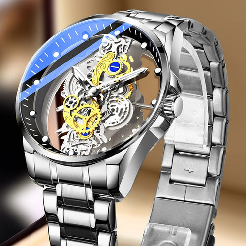 Load image into Gallery viewer, Skeleton Vintage Men&#39;s Watch
