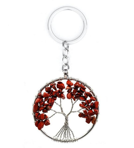 7 Chakra Tree of Life Keychain