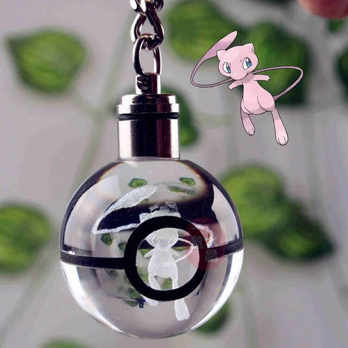 Load image into Gallery viewer, Anime LED Crystal Keychain
