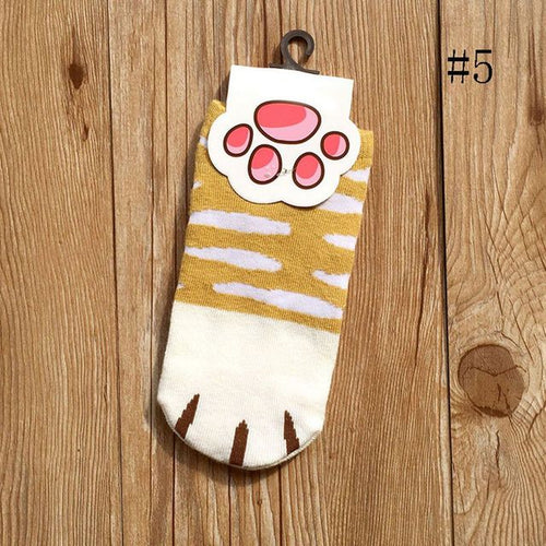 Load image into Gallery viewer, Cartoon Cute Cats Paw Socks
