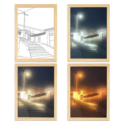 Load image into Gallery viewer, Modern Led Light Painting
