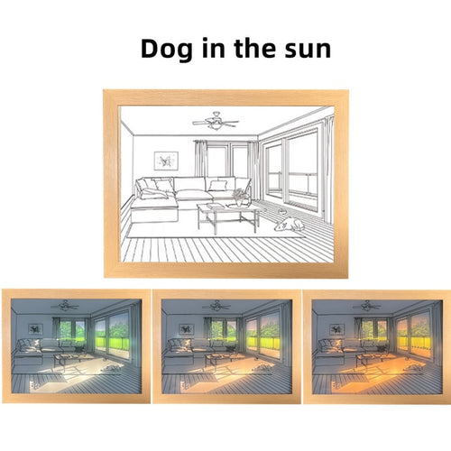 Load image into Gallery viewer, Modern Led Light Painting
