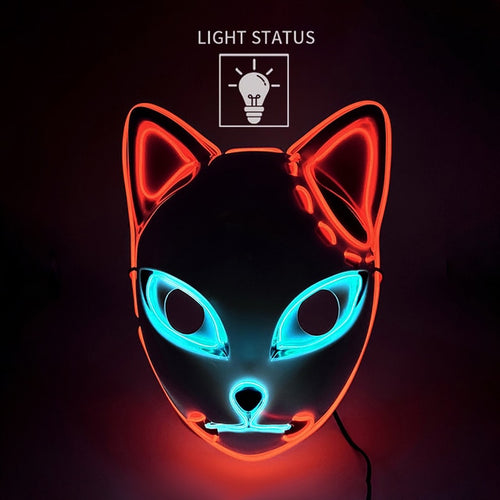 Load image into Gallery viewer, Halloween LED Cat Mask
