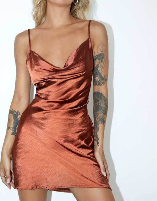 Load image into Gallery viewer, Satin Mini Dress
