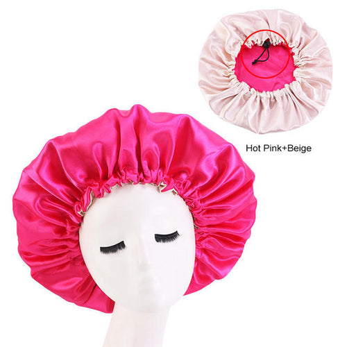 Load image into Gallery viewer, Women Satin Sleeping / Shower Cap
