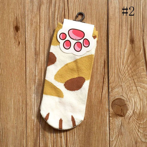 Load image into Gallery viewer, Cartoon Cute Cats Paw Socks
