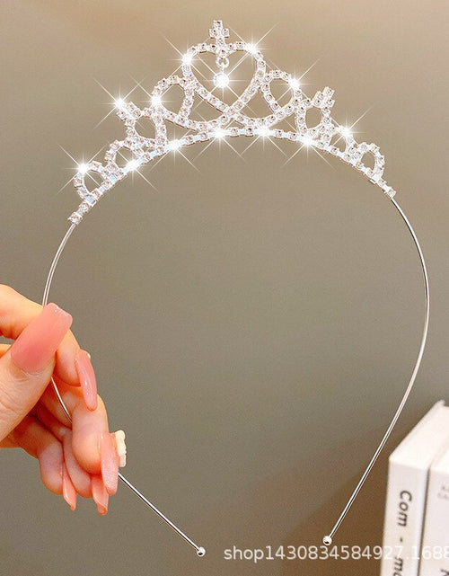 Load image into Gallery viewer, Princess Crystal Tiaras and Crowns
