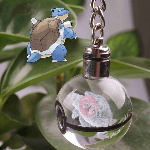 Load image into Gallery viewer, Anime LED Crystal Keychain
