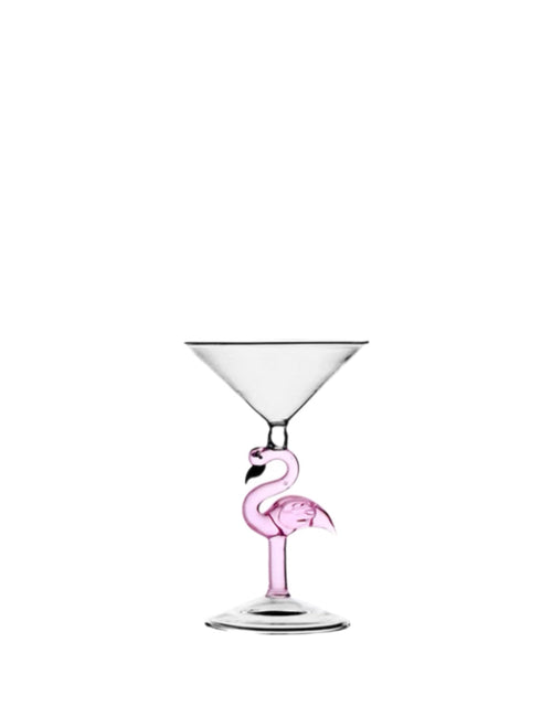 Load image into Gallery viewer, Flamingo Cocktail Glass
