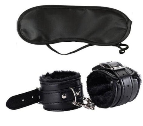 Load image into Gallery viewer, Handcuff x Blindfold Set
