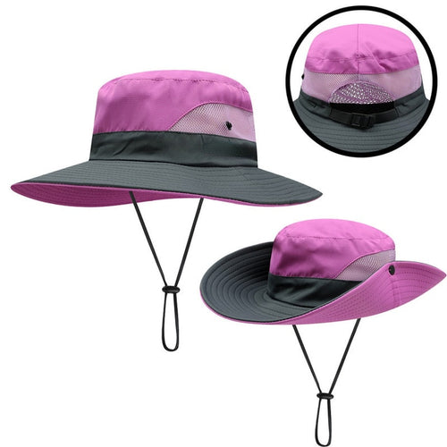 Load image into Gallery viewer, Summer Sun Hat Wide Brim UV Protection
