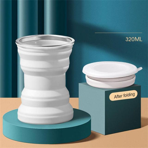 Load image into Gallery viewer, Portable Silicone Retractable Cup With Lid
