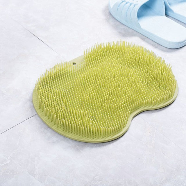 Bath Mat Back Massage Silicone Brush