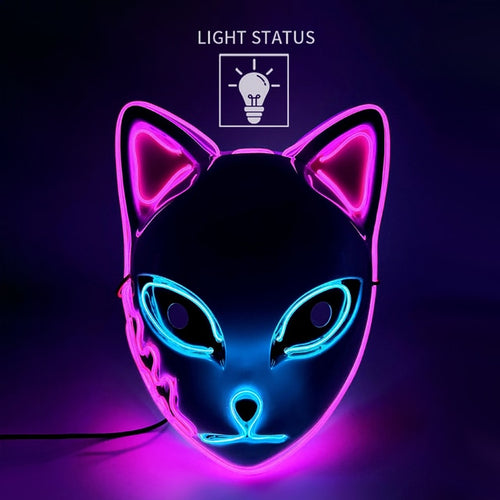 Load image into Gallery viewer, Halloween LED Cat Mask
