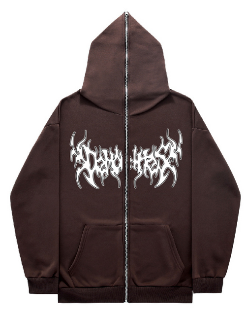 Load image into Gallery viewer, Cross Letter Printing Hooded Sweater
